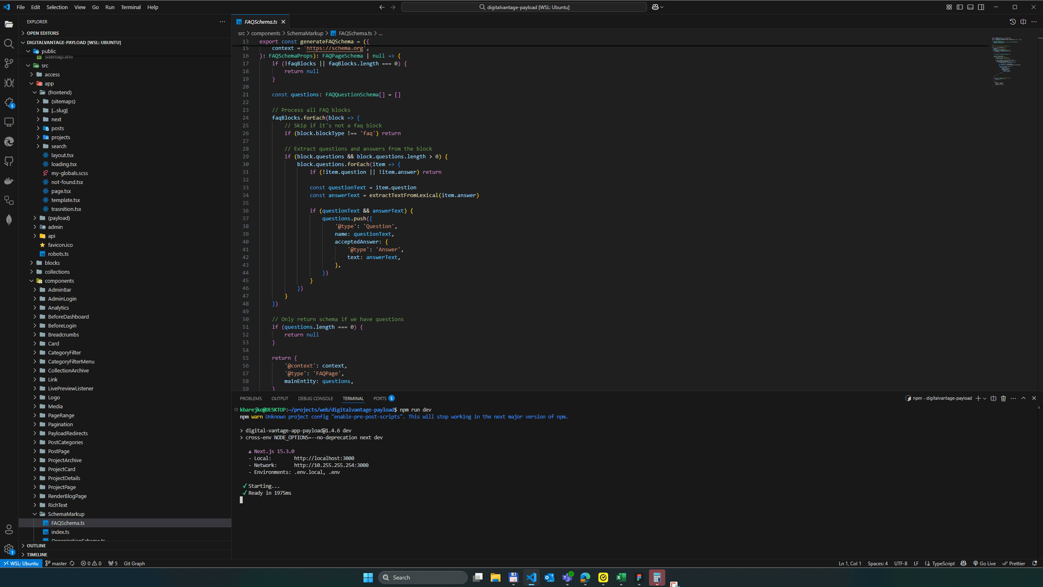 Proces tworzenia aplikacji (VS Code)